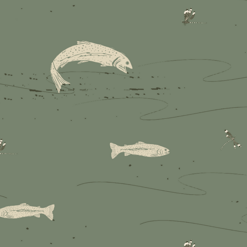 Trout Wallpaper by Cassandra Zaniboni