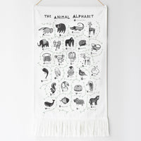 Animal Alphabet Wall Tapestry