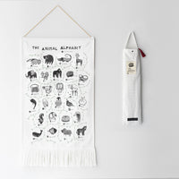 Animal Alphabet Wall Tapestry
