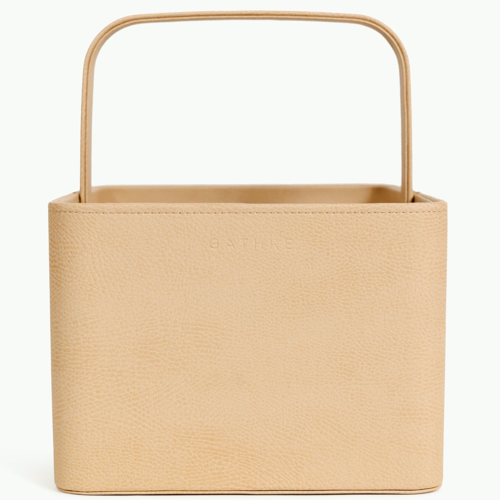 Large Vegan Leather Storage Caddy