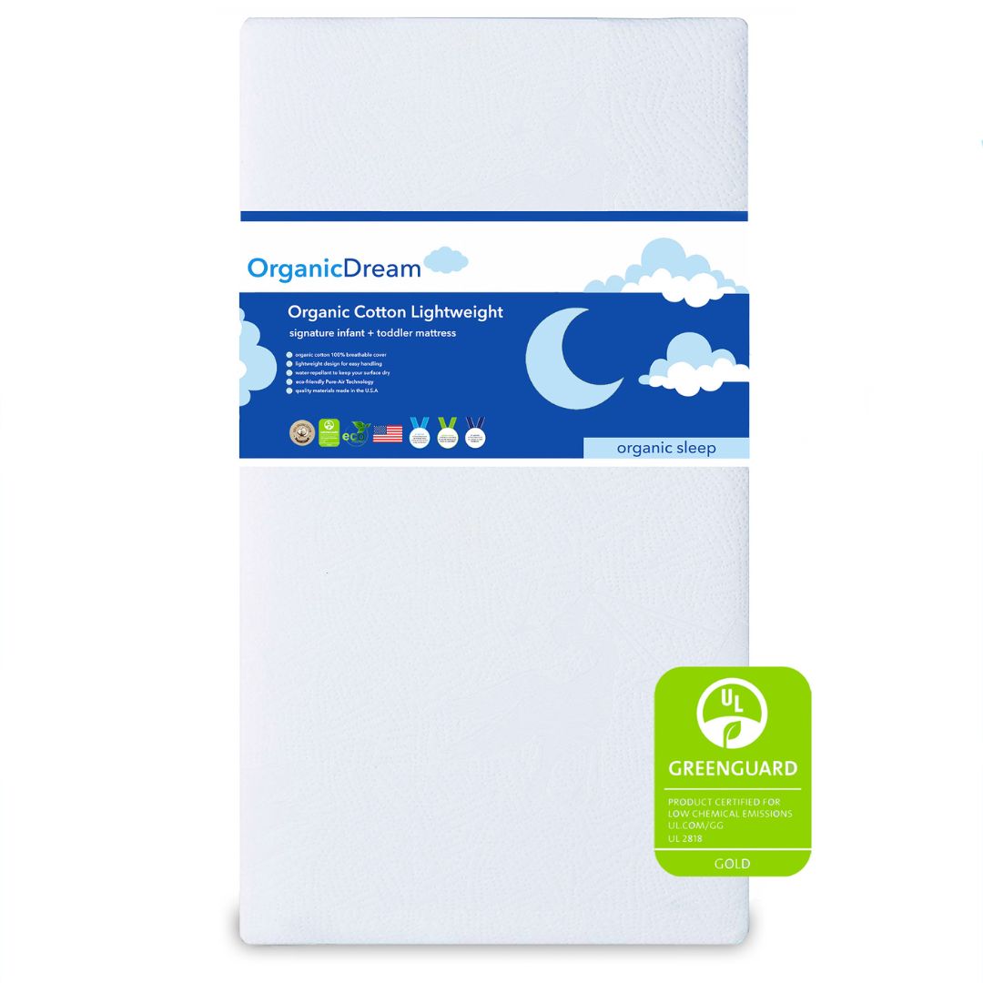 Organic Lightweight Crib + Toddler Mattress