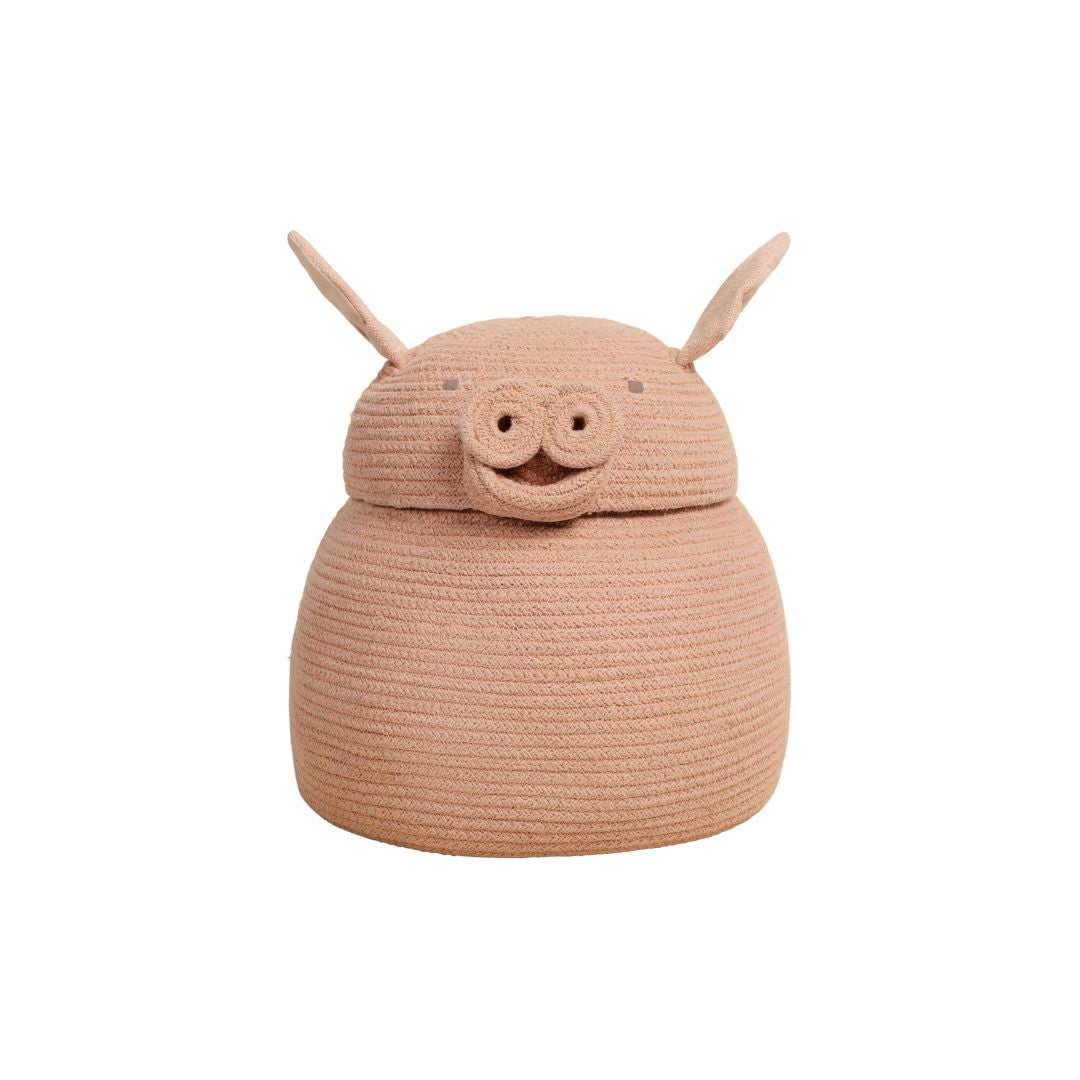 Peggy the Pig Storage Basket