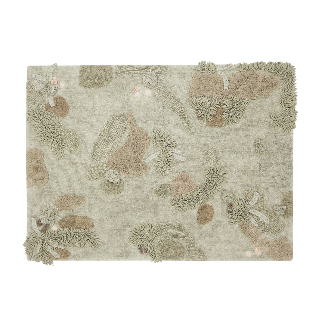 Mushroom Forest Washable Play Rug