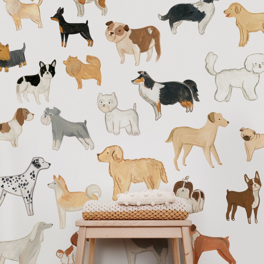 Cute Dog Wall Decals