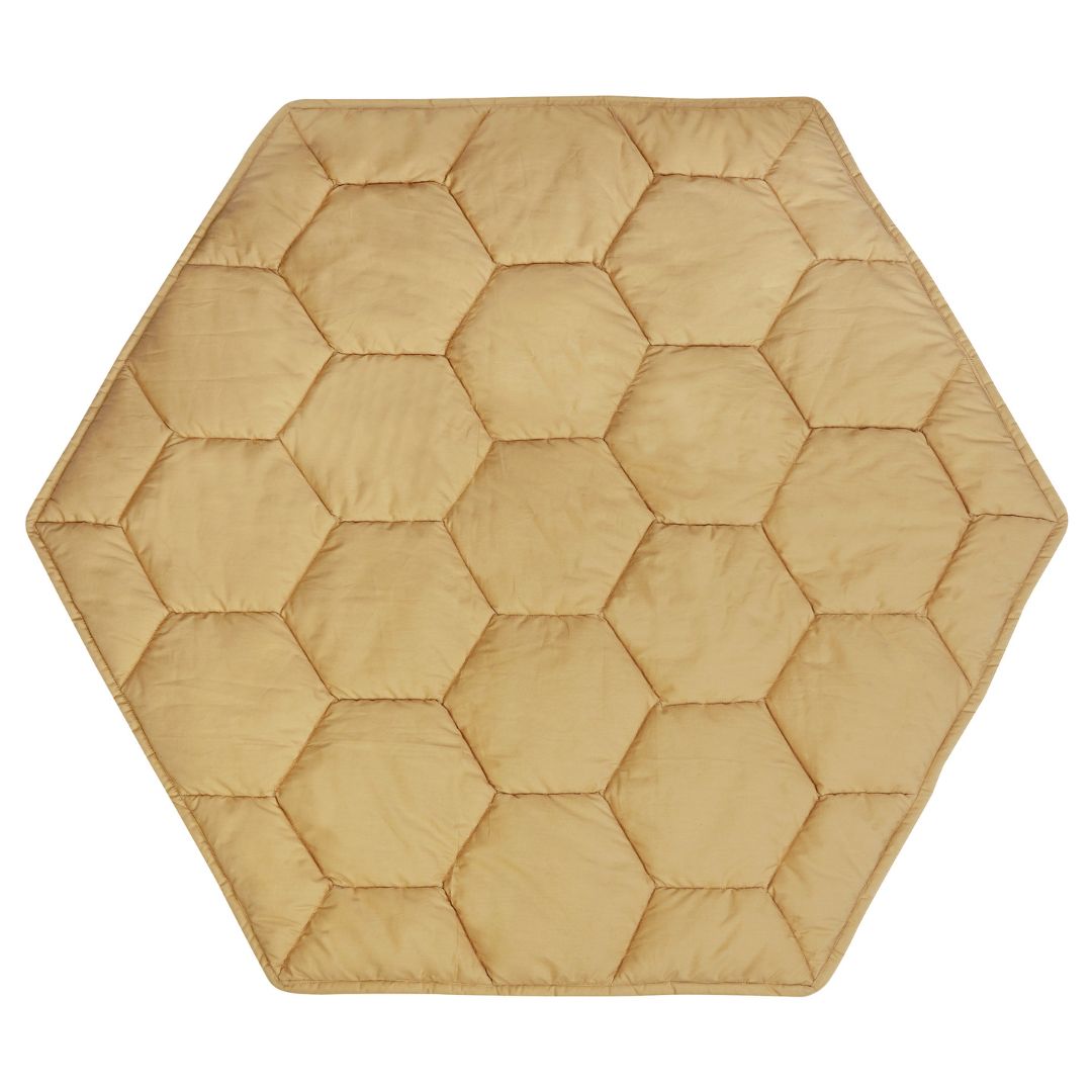 Honeycomb Play Mat with Bee Rattle