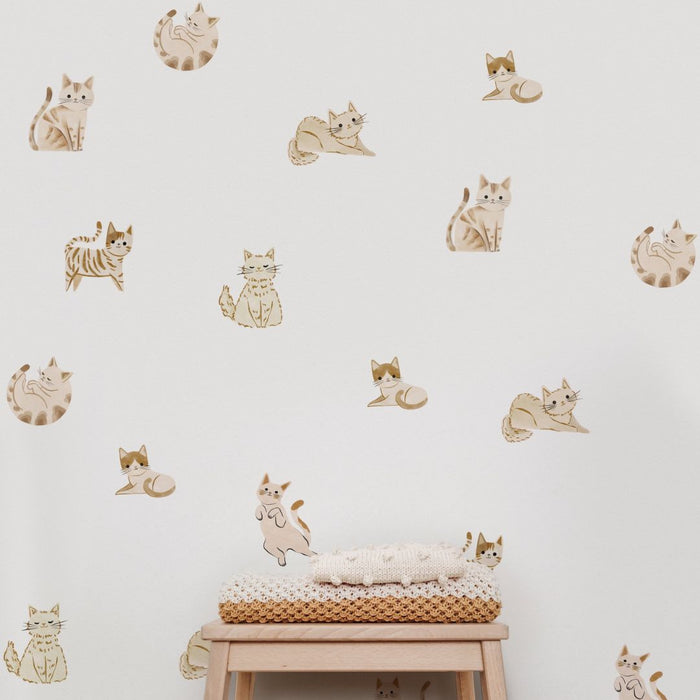 Kitty Cats Wall Decal Set