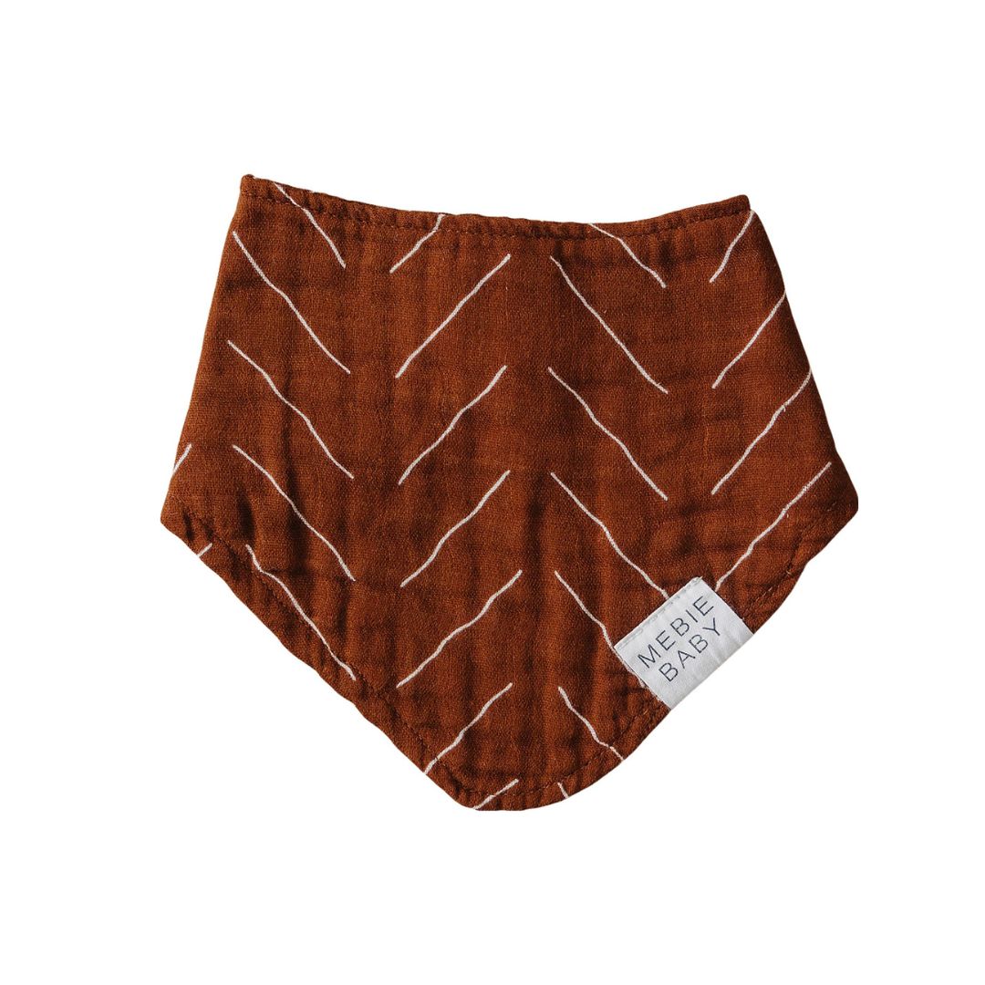 Rust Mudcloth Bib