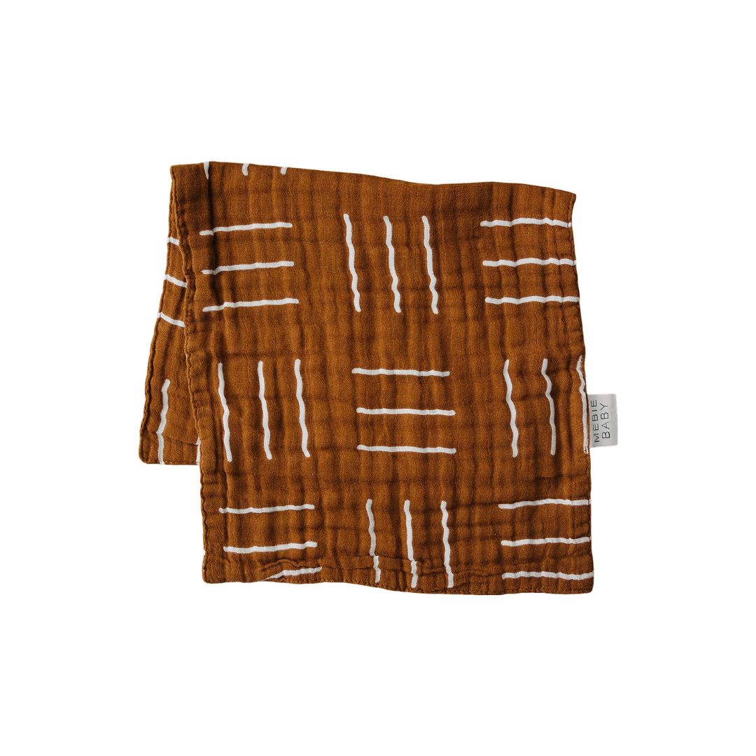Mustard Mudcloth Burp Cloth