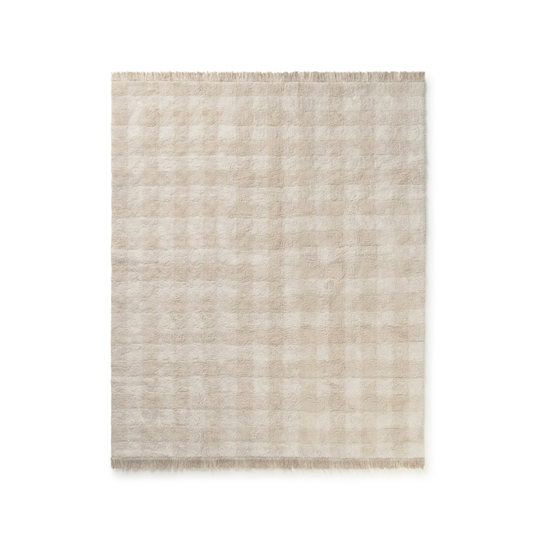 Vichy Checked Washable Rug