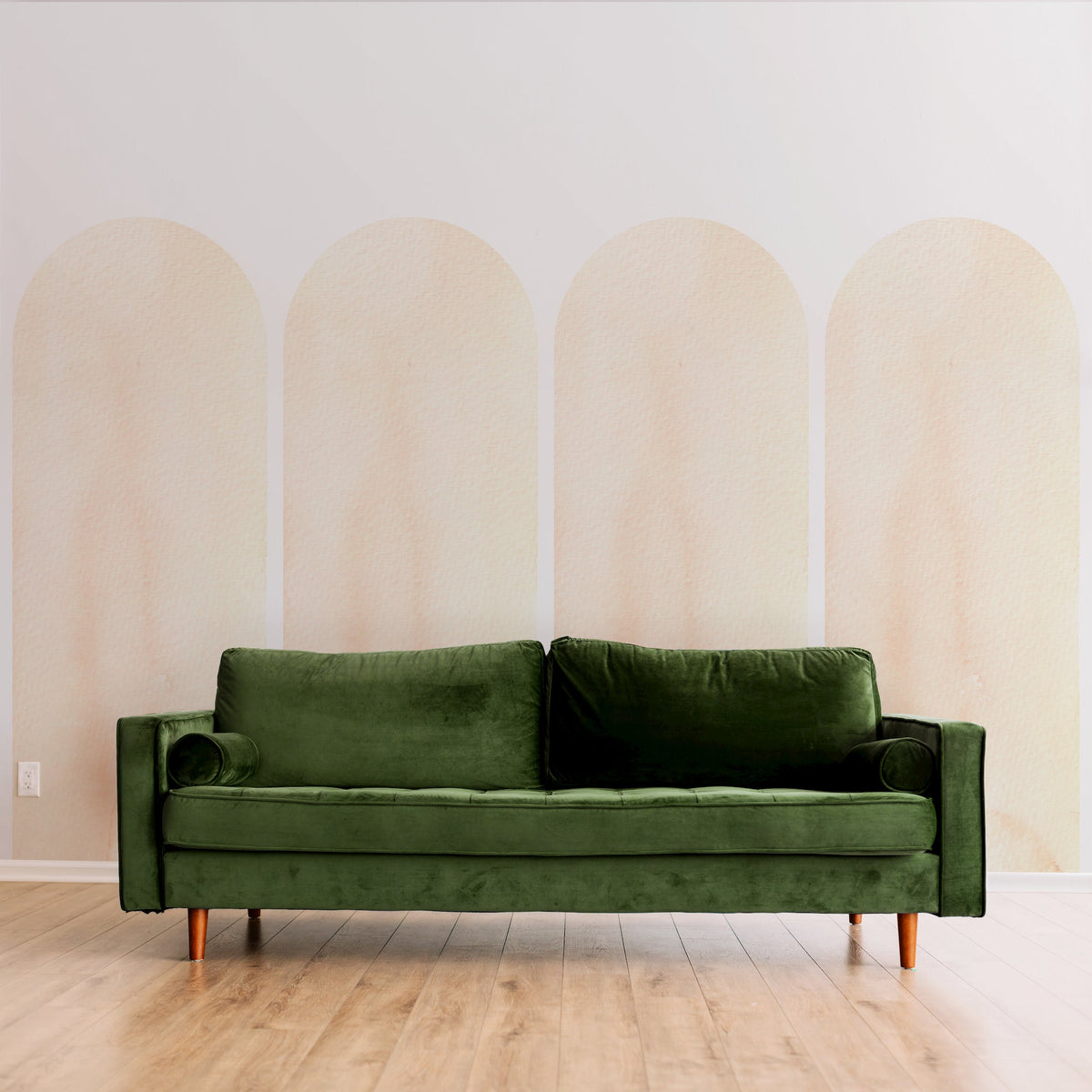Watercolor Double Arch Wall Decals