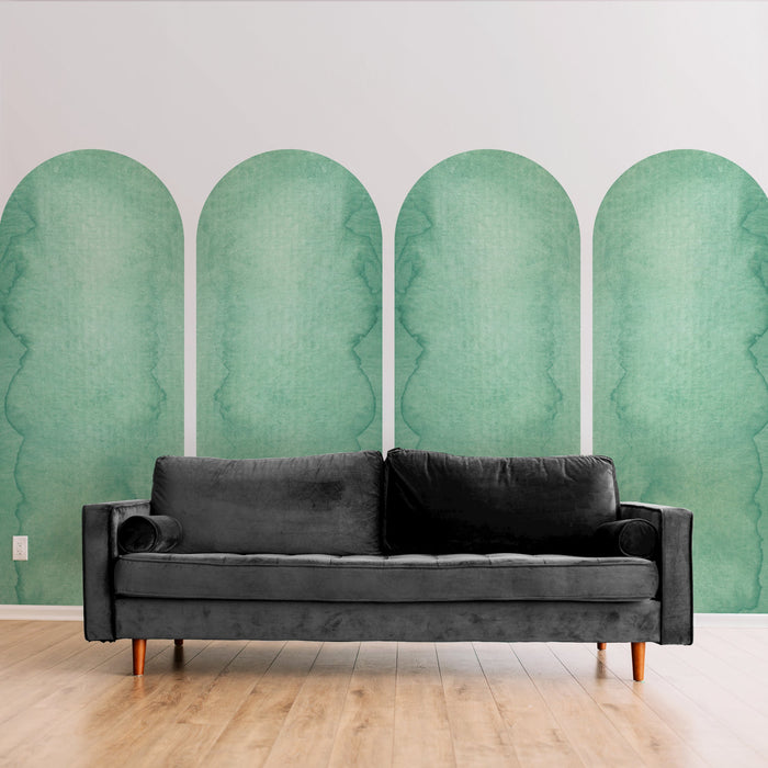 Watercolor Double Arch Wall Decal Set