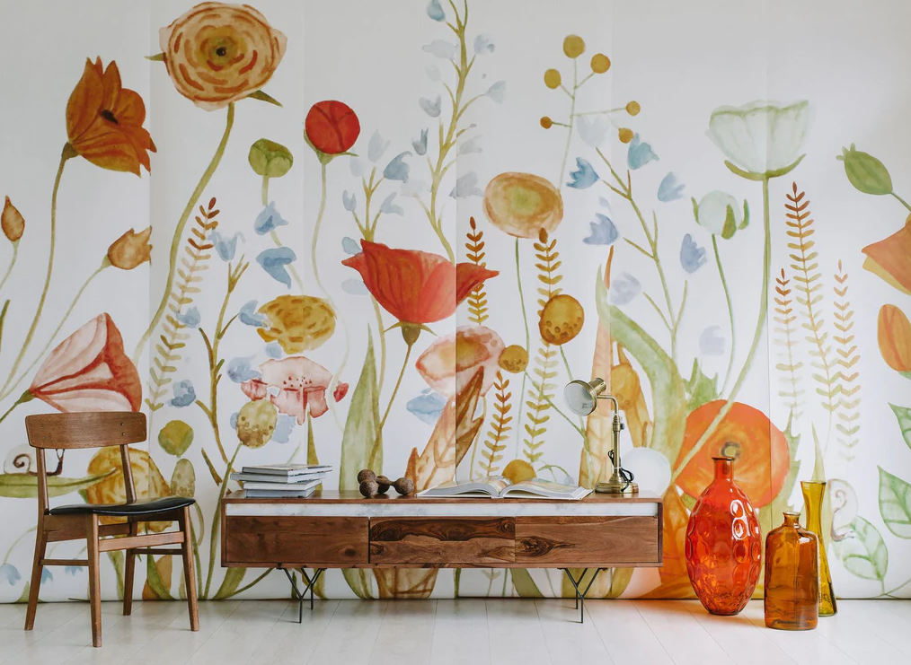 Wildflower Wallpaper Mural