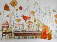 Wildflower Wallpaper Mural