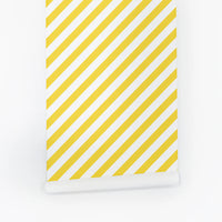 Yellow Stripes Wallpaper