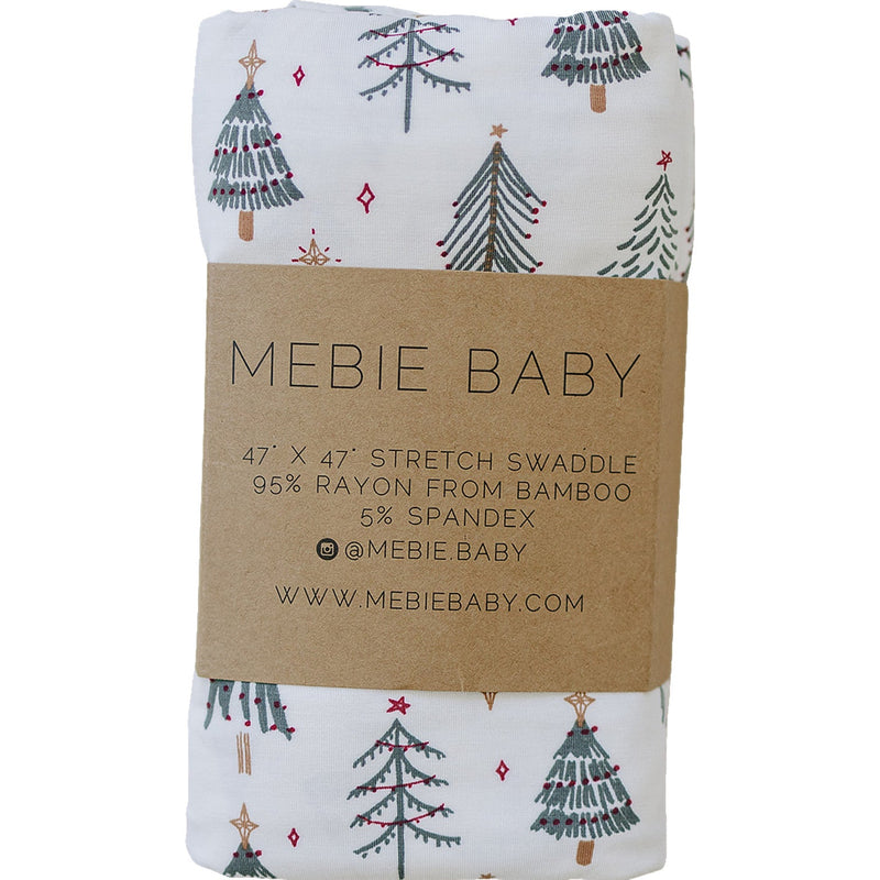 Christmas Tree Stretch Swaddle Blanket