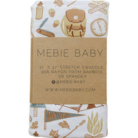 Camping Trip Bamboo Stretch Swaddle Blanket