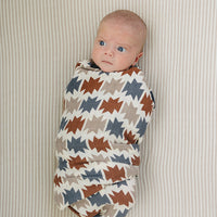 Western Aztec Muslin Swaddle Blanket