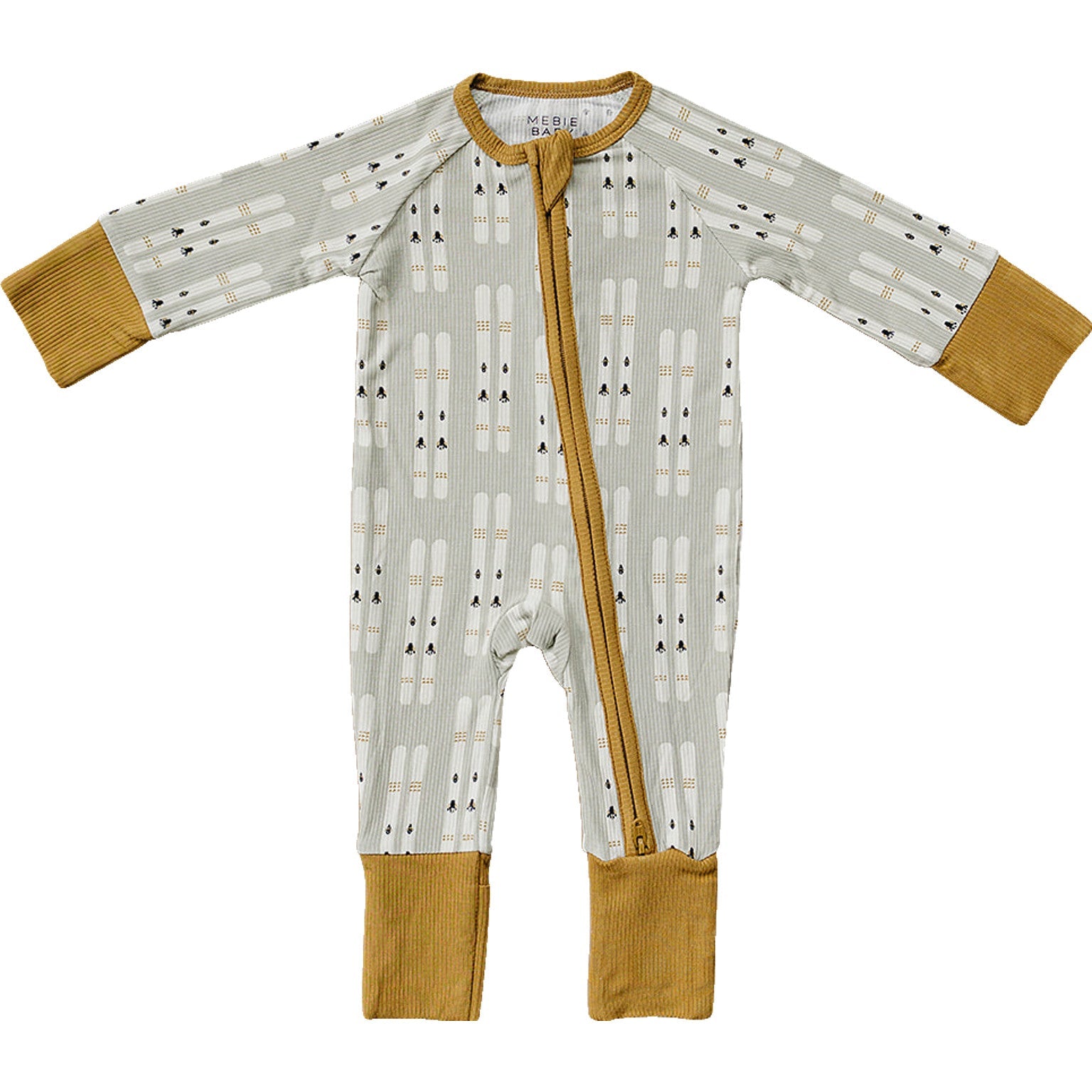 Ski Ribbed Bamboo Zipper Romper