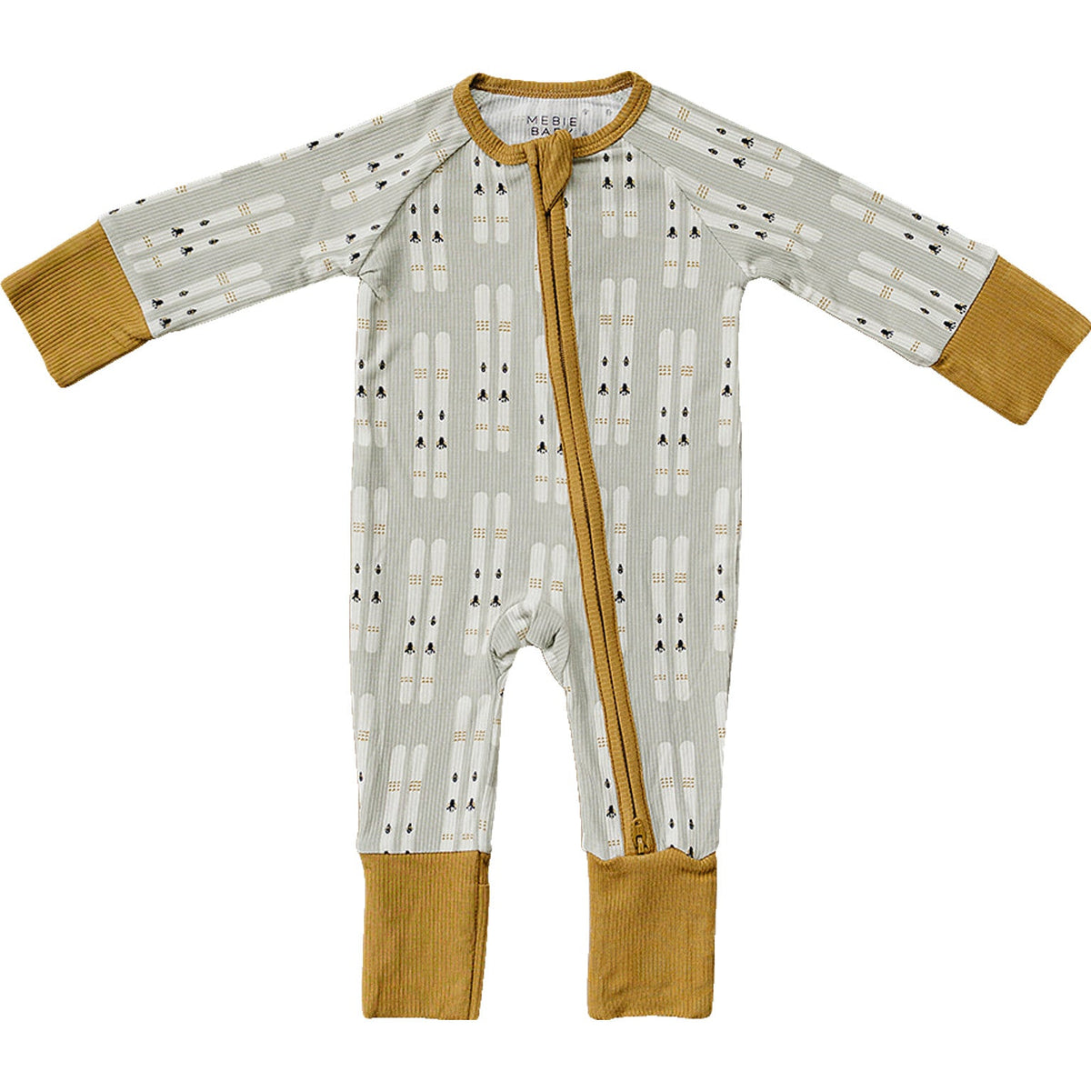 Ski Ribbed Bamboo Zipper Romper