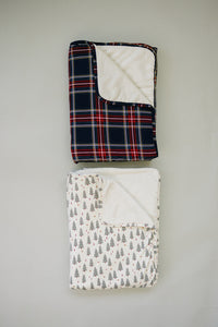 Christmas Trees Bamboo Fleece Quilt