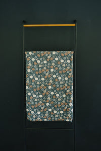 Midnight Floral Muslin Swaddle Blanket