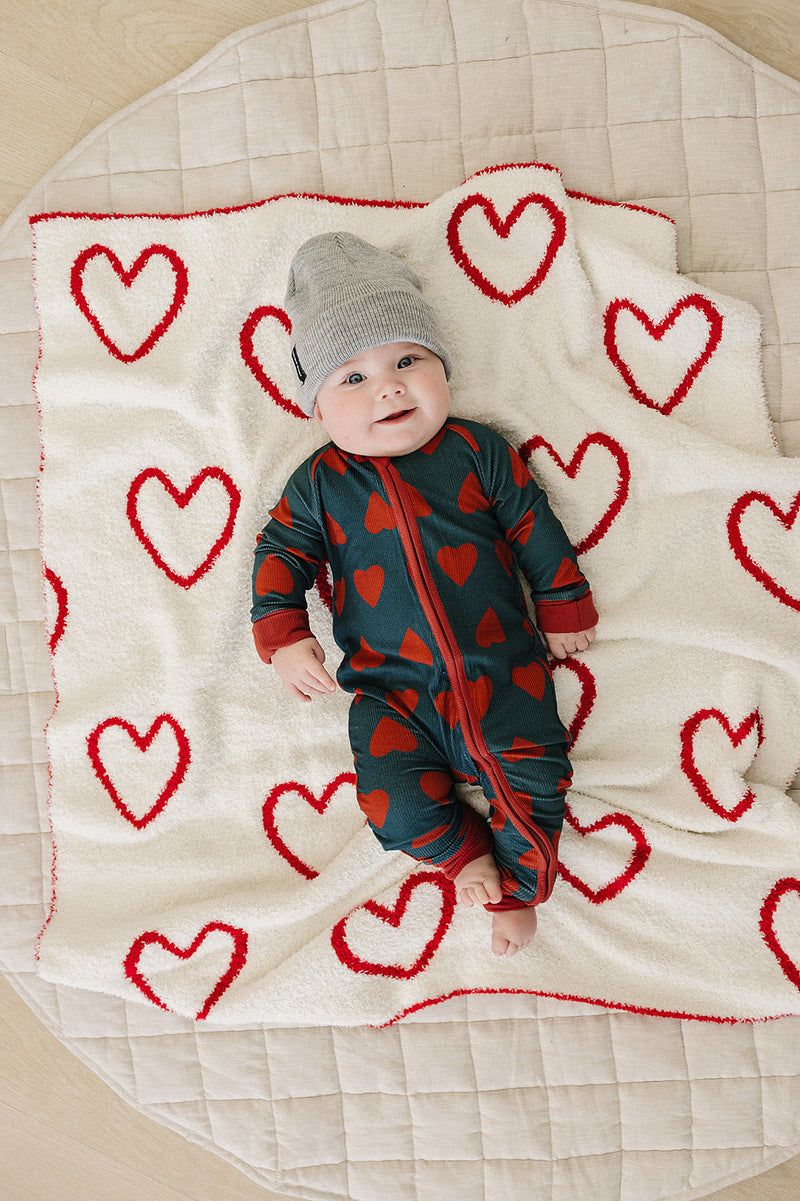 Heart Plush Blanket