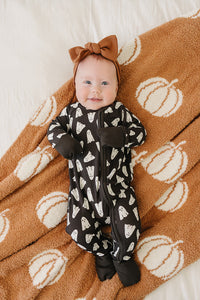 Spooky Bamboo Zipper One-Piece