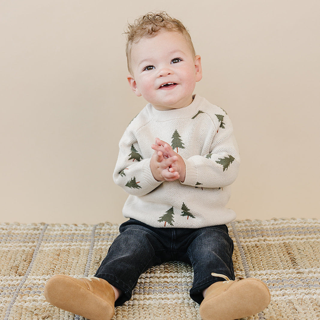 Pine Tree Knit Sweater