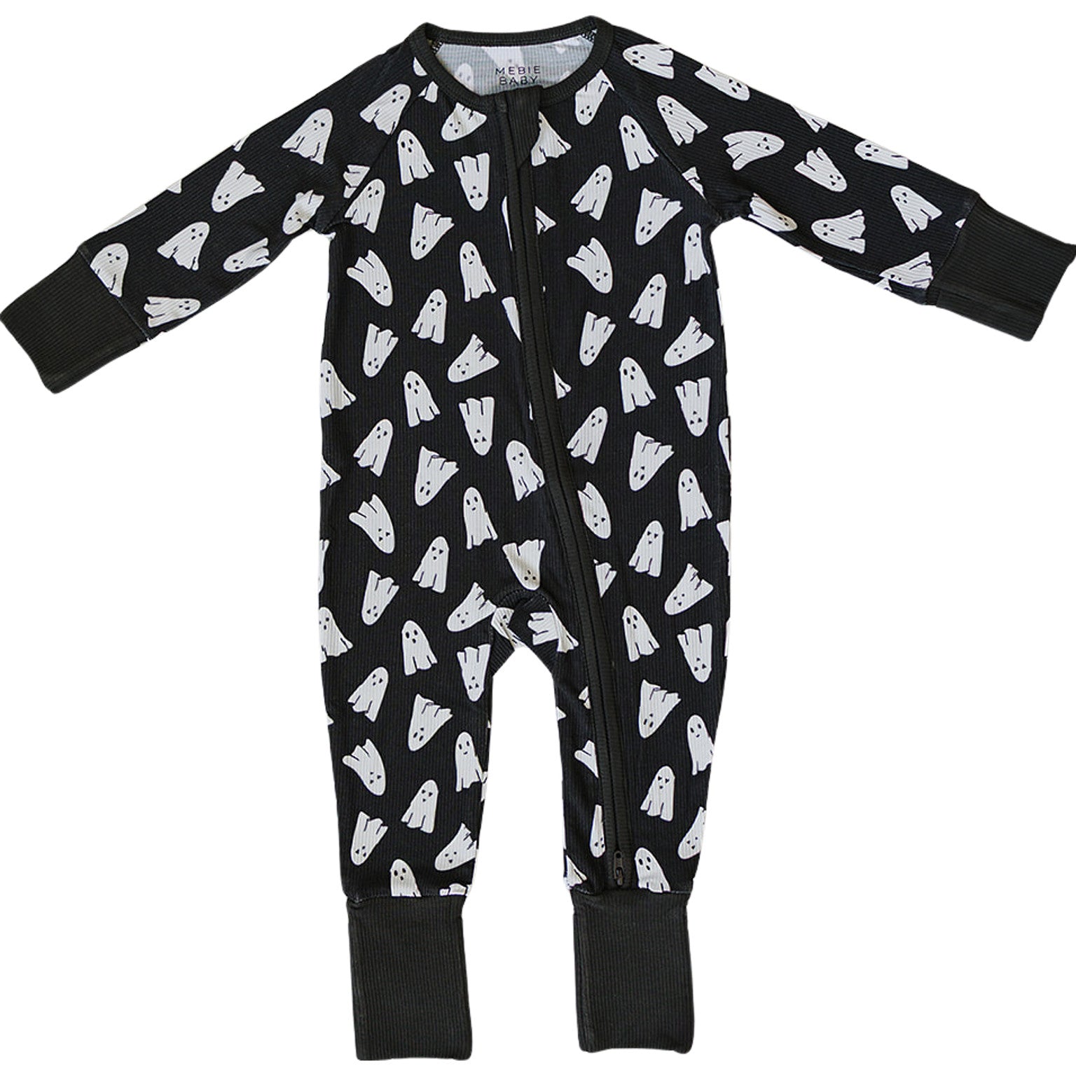 Spooky Bamboo Zipper One-Piece