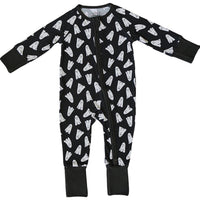 Spooky Bamboo Zipper One-Piece