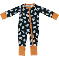 Ghosts Bamboo Zipper One-Piece