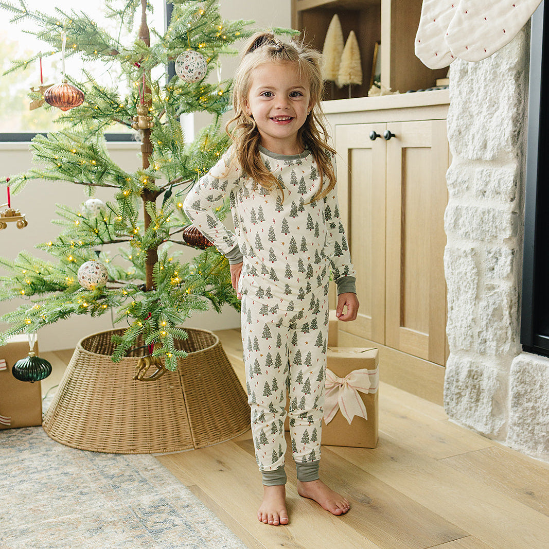 Christmas Trees Bamboo Cozy Set