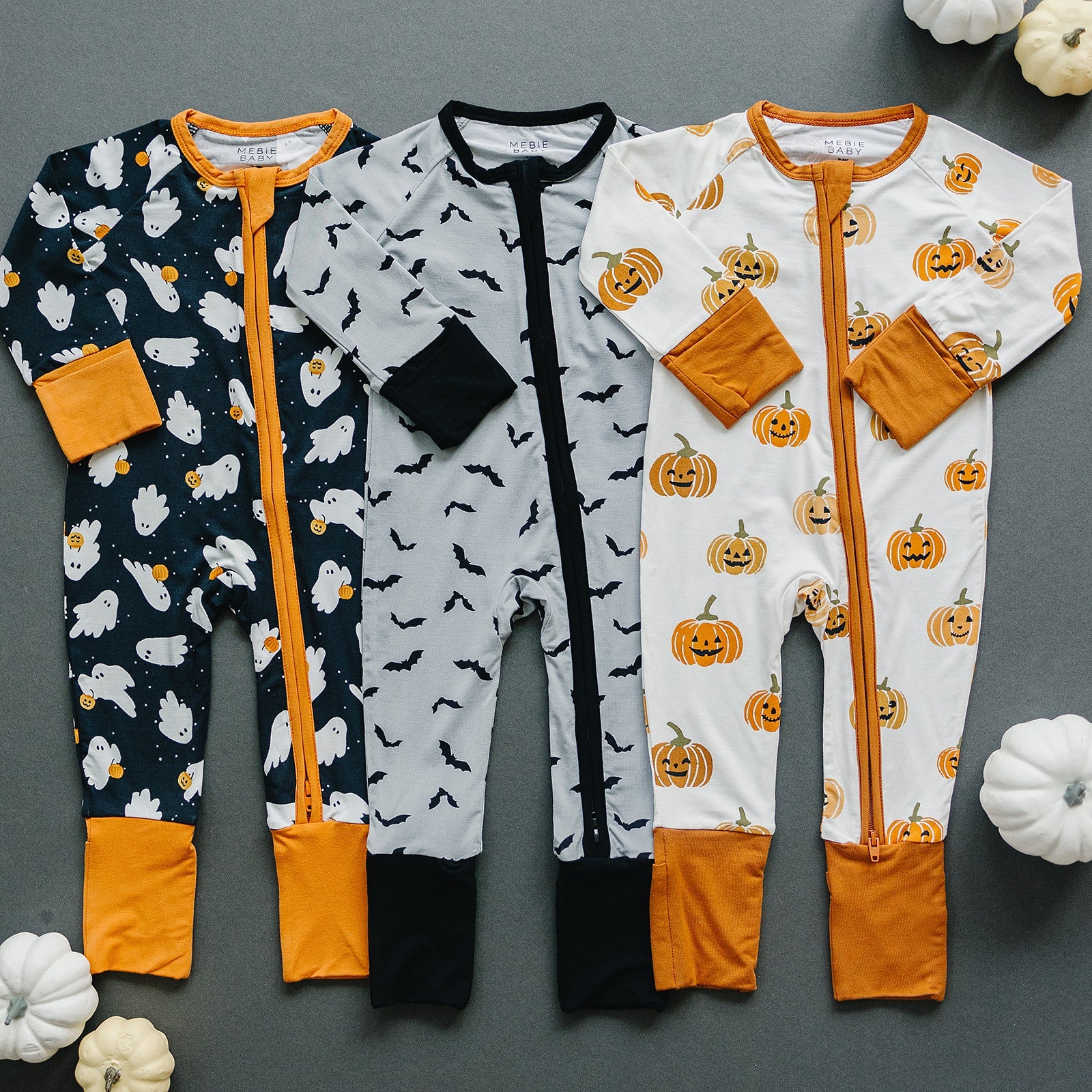 Bats Bamboo Zipper One-Piece
