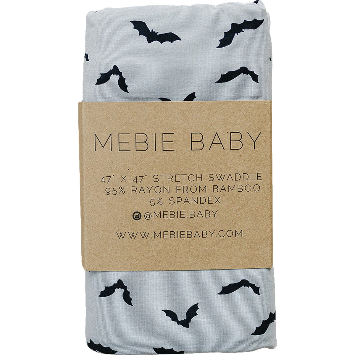 Bats Bamboo Stretch Swaddle Blanket