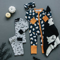 Ghosts Bamboo Zipper One-Piece