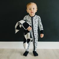 Bats Bamboo Zipper One-Piece