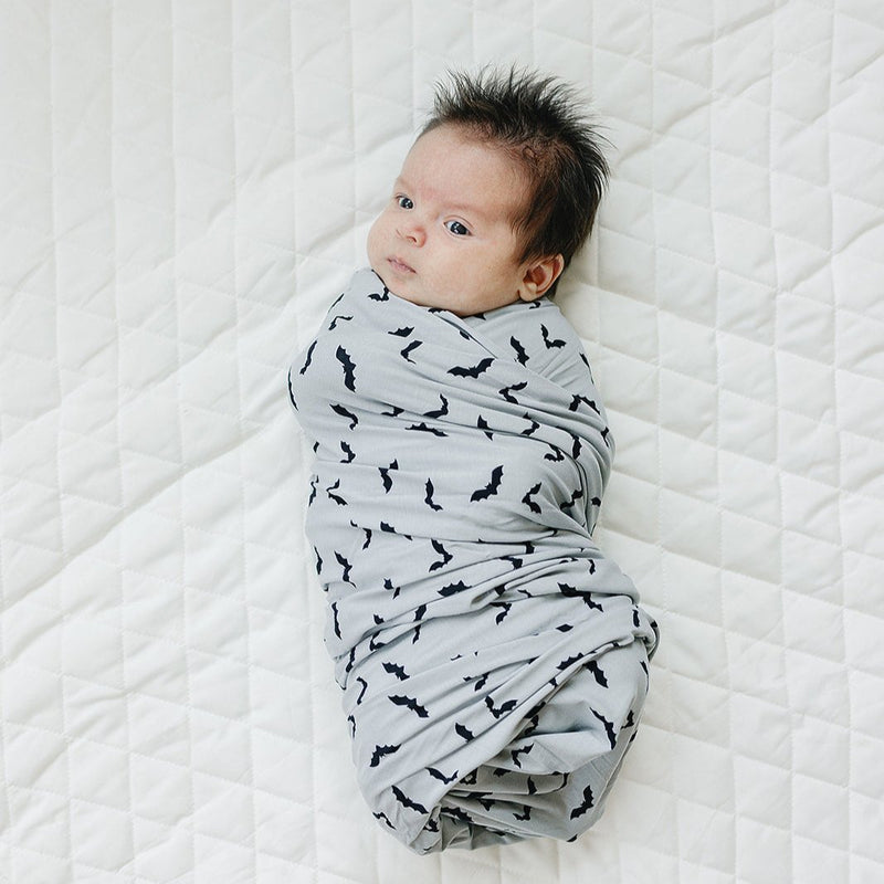 Bats Bamboo Stretch Swaddle Blanket