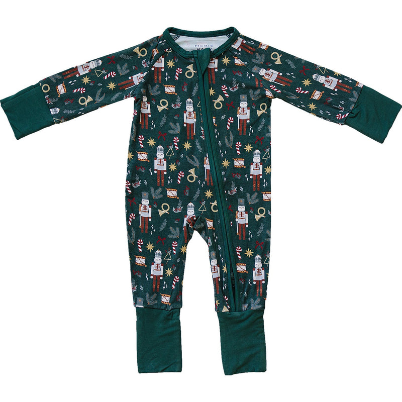 Green Nutcracker Bamboo Zipper Sleeper