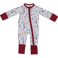 Red Nutcracker Bamboo Zipper Sleeper