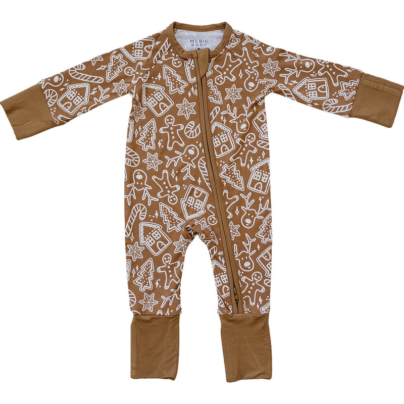 Gingerbread Bamboo Zipper Sleeper