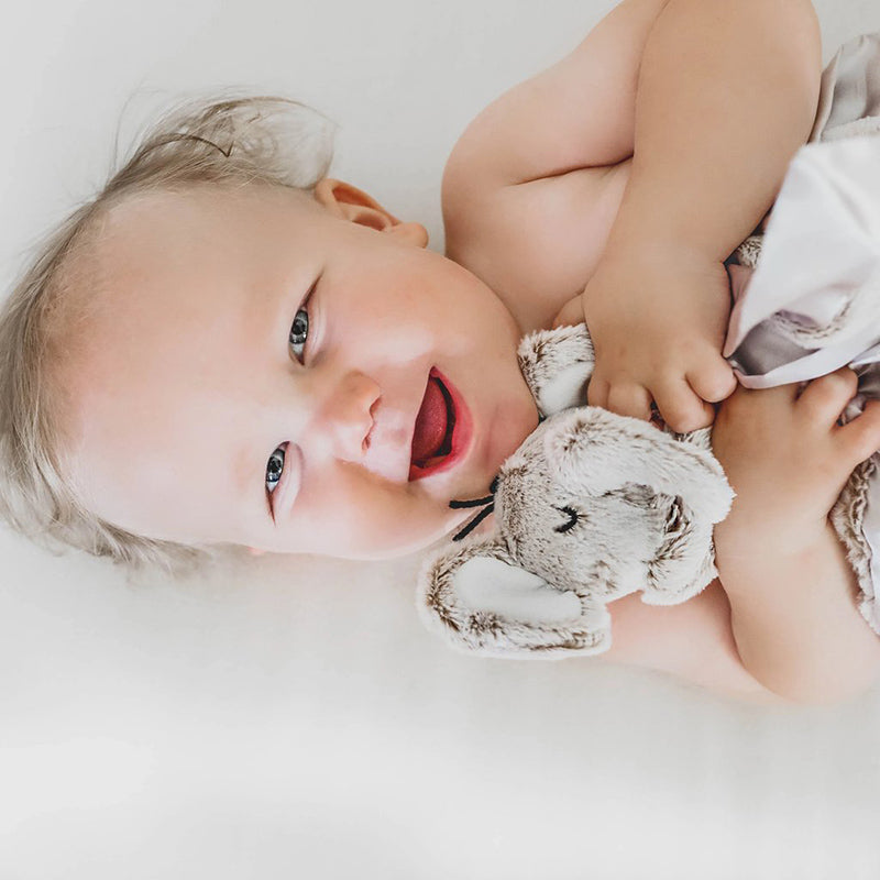 Little Animal Lover Elephant Lovey Baby Blanket