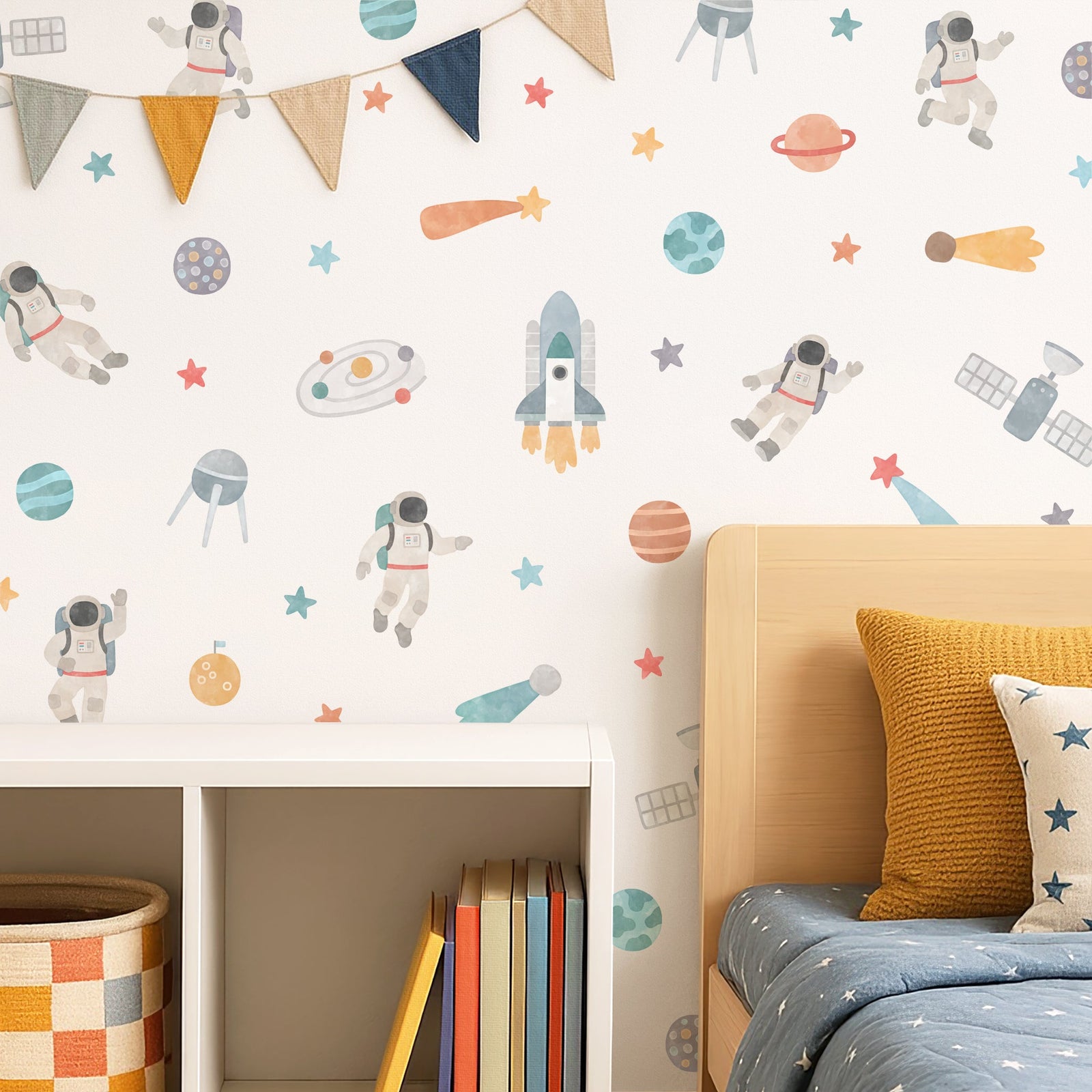 Galactic Explorers Fabric Wall Decals