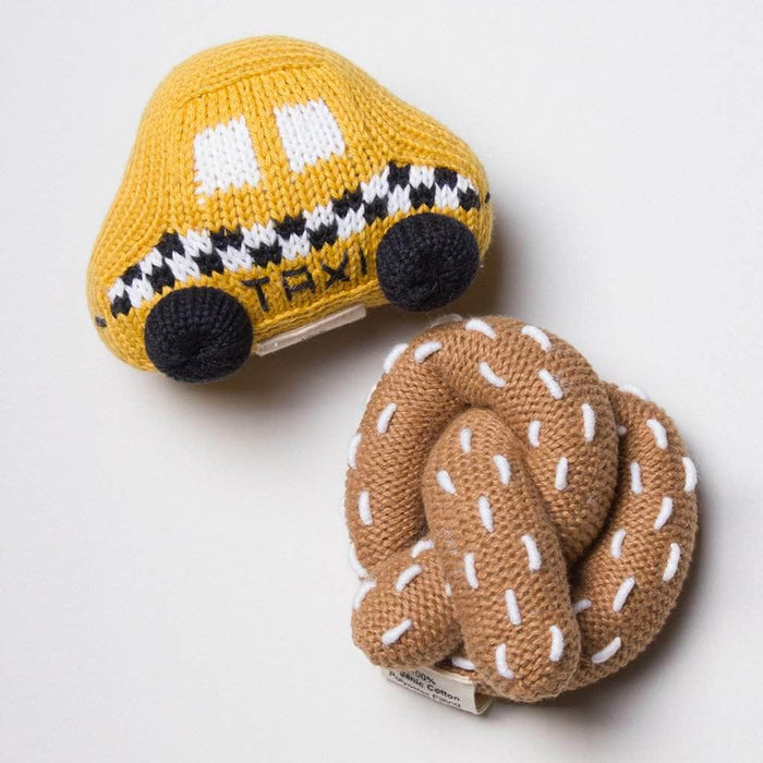 NYC Baby Gift Set - Pretzel + Taxi