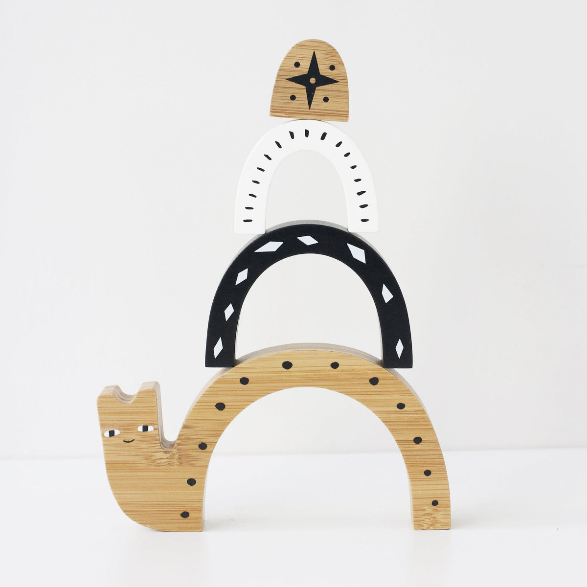 Bamboo Nesting Snail Toy