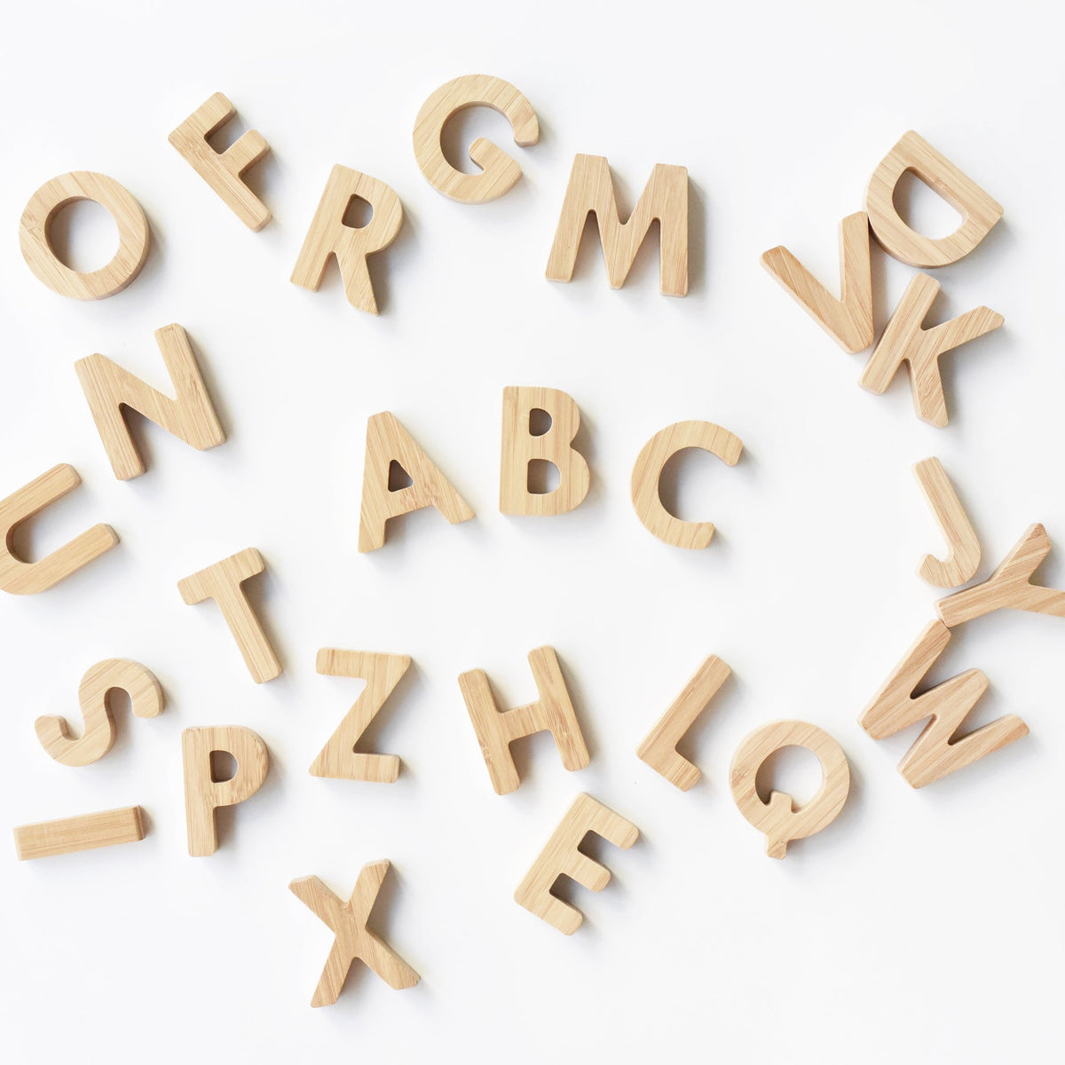 Bamboo Alphabet Set