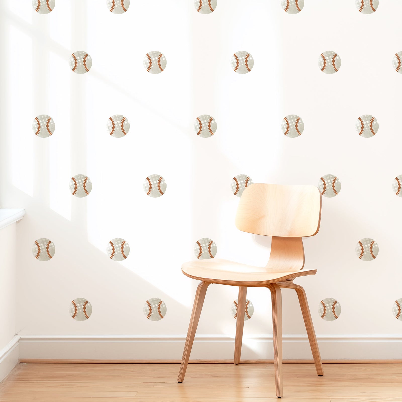 Baseball Fabric Wall Decals
