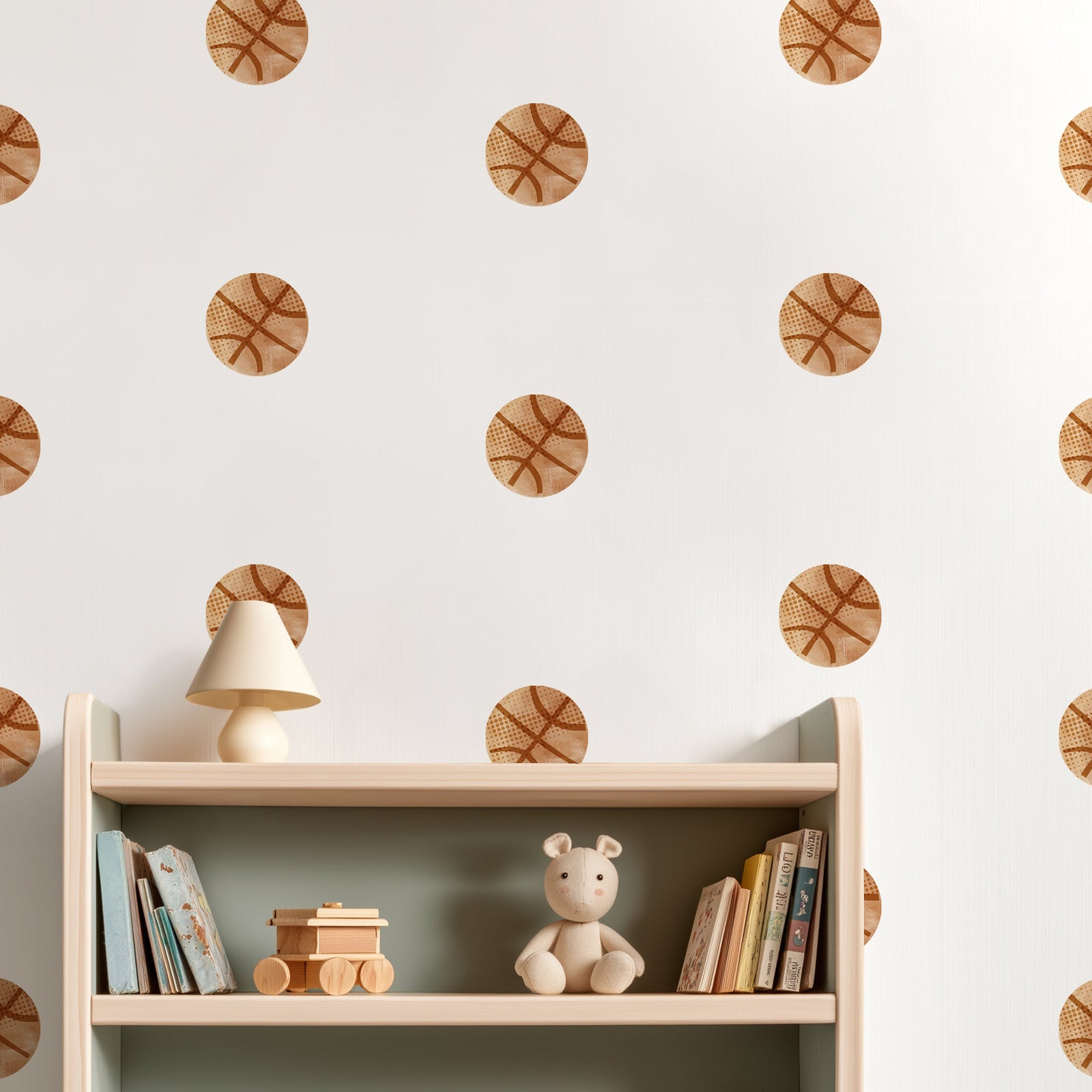 Basketball Fabric Wall Decals