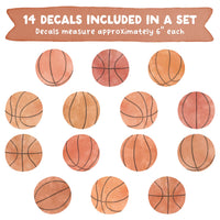 Basketball Fabric Wall Decals