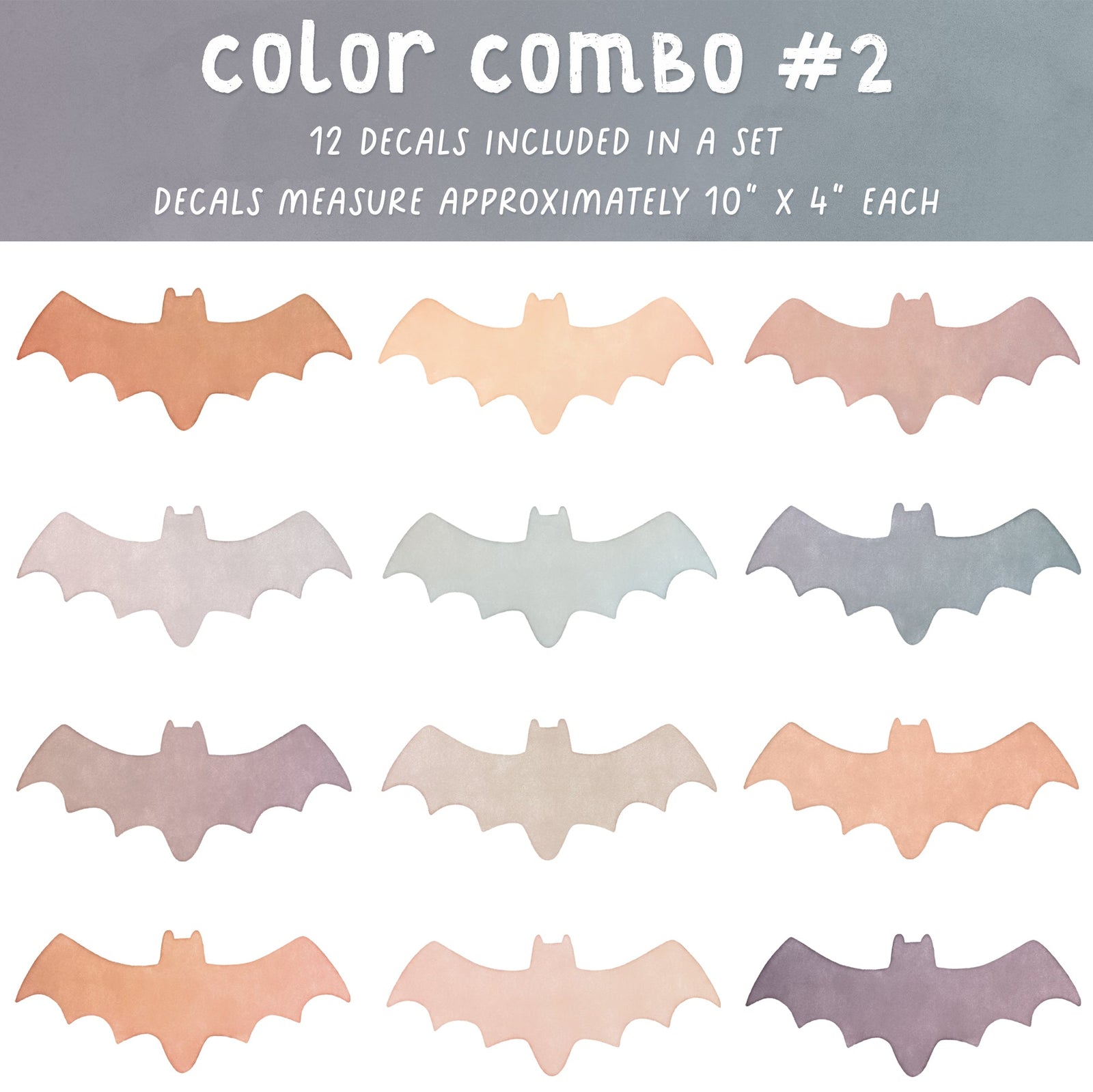 Flight of Fright Halloween Fabric Wall Decals