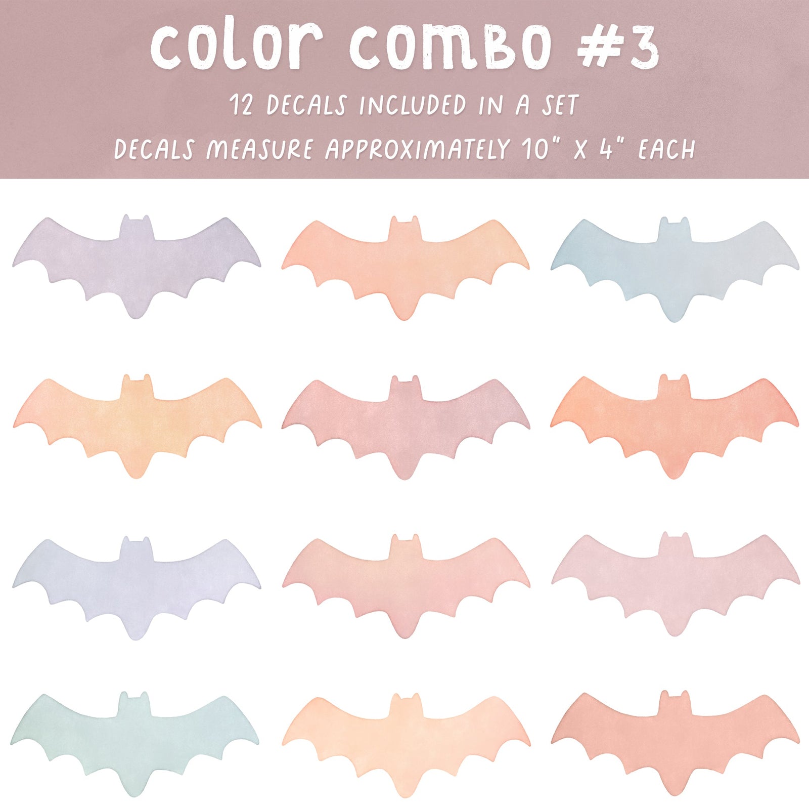 Flight of Fright Halloween Fabric Wall Decals